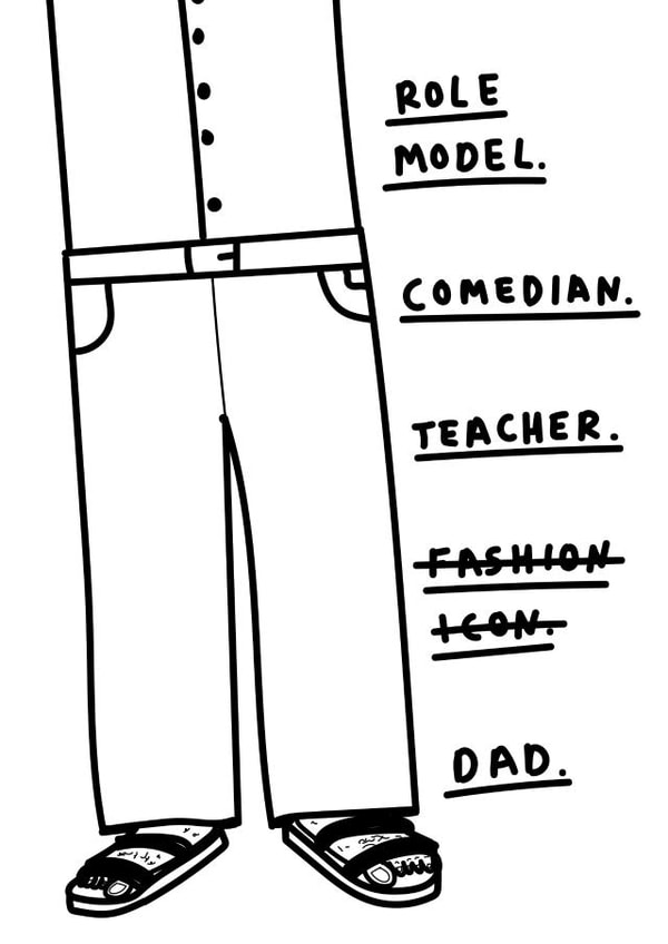 Role Model Father's Day Card created by George The Cardmaker