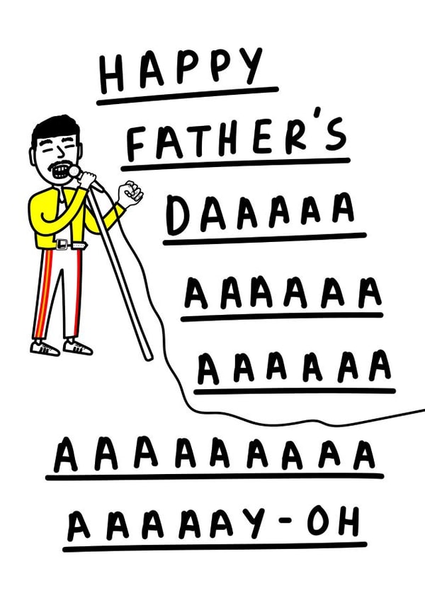 Freddie Father's Daaay-oh Card created by George The Cardmaker