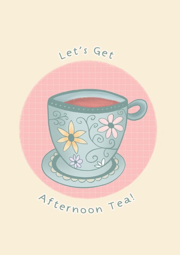 Afternoon Tea Vintage Card created by Emily Underworld