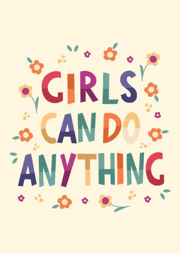 Girls can do anything created by Valeria Frustaci