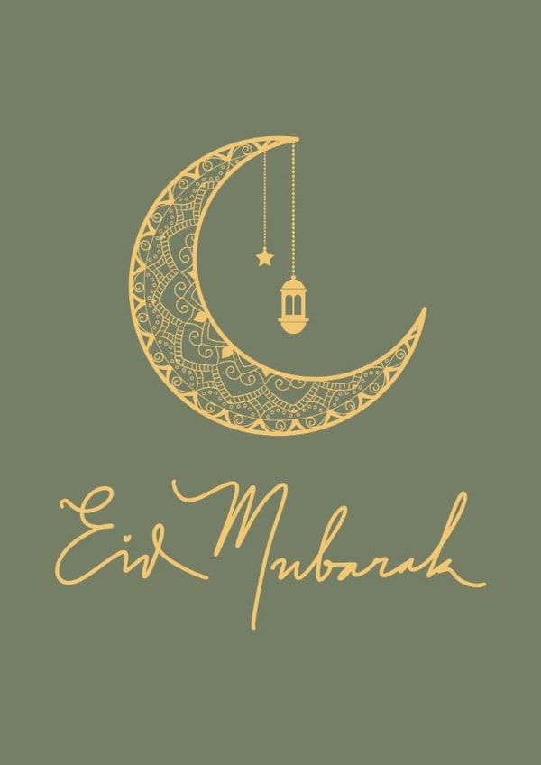 Eid Mubarak greetings card created by thelittleone