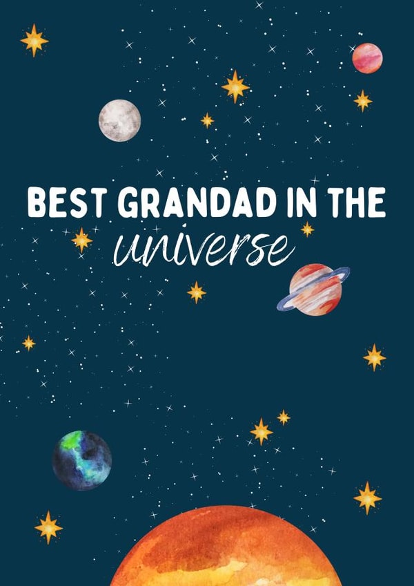 Happy Birthday to the best Grandad created by Purplepanda