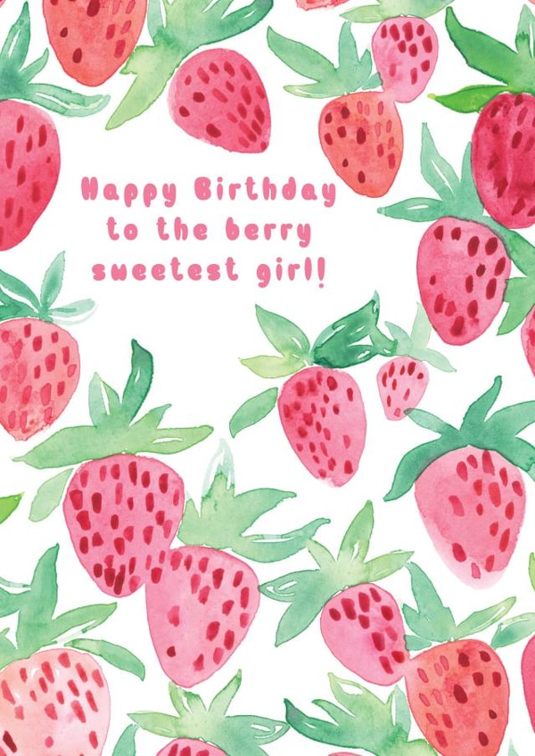 Berry Sweetest Birthday Girl created by Liz Conley