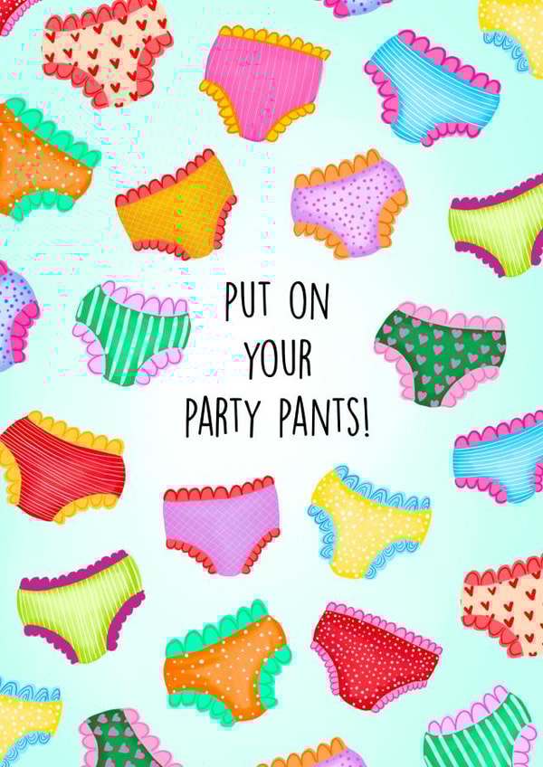 Party Pants! created by Poppy & Mabel