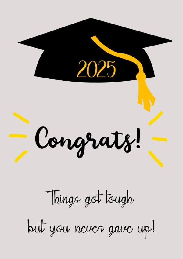 Congratulations on your 2025 graduation created by Fern Furness