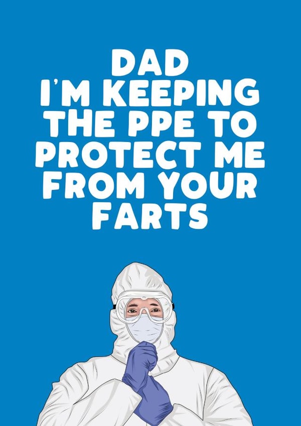PPE Farts Card created by Filthy Sentiments