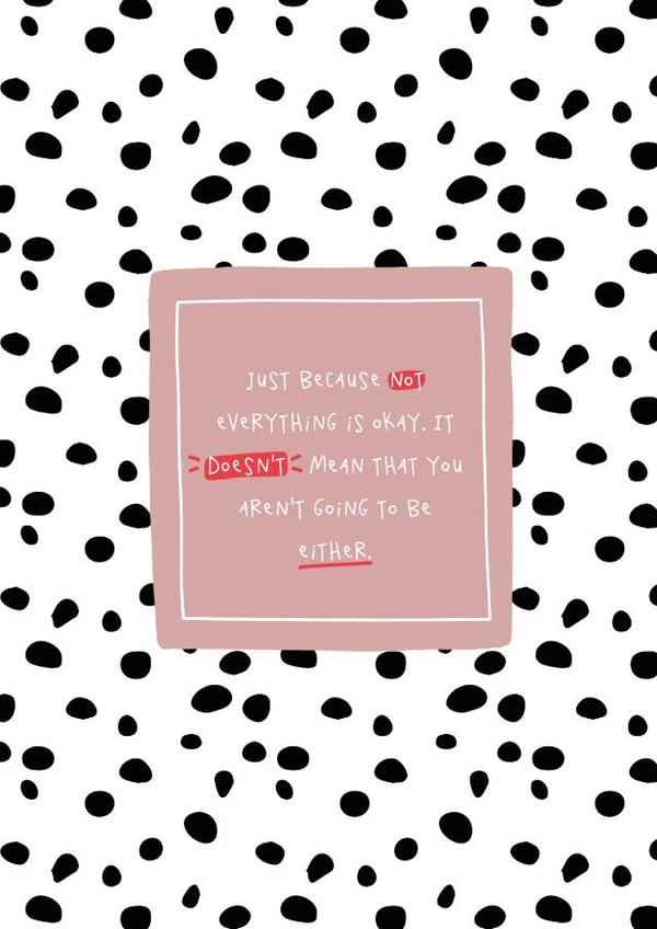 Mental Health Thinking Of You Card created by PaperJack Illustrates