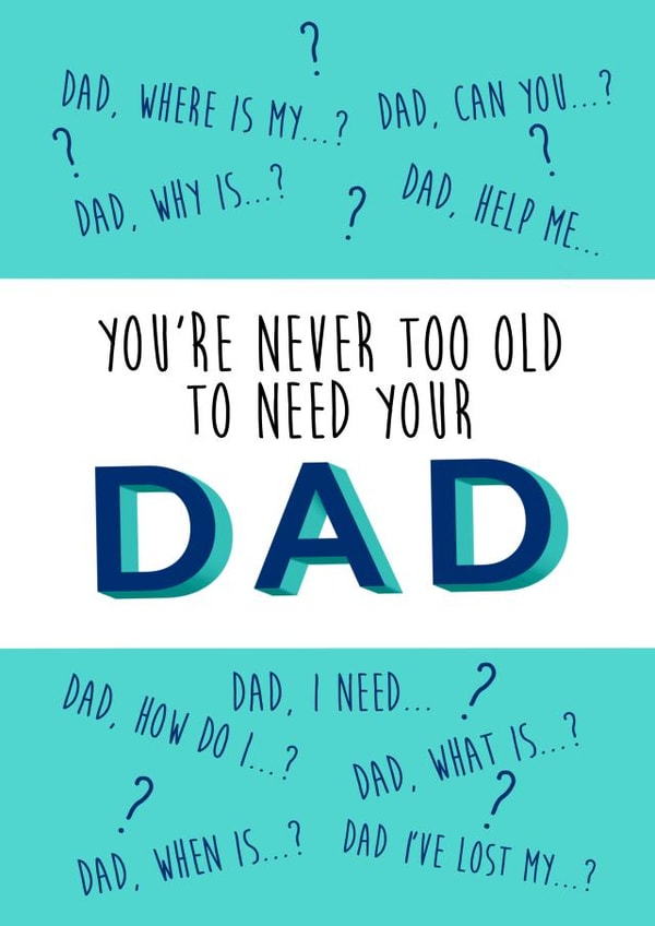 Funny Father’s Day card created by The Amyverse