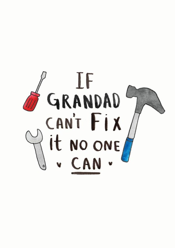 Handyman Grandad Father's Day Card created by Ellie Ellie