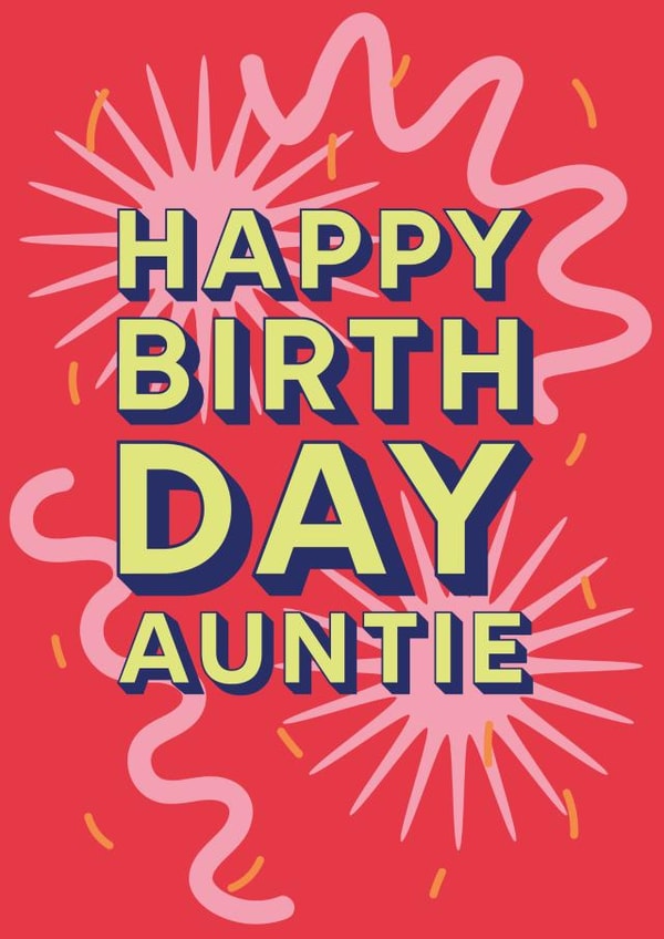 Happy Birthday Auntie created by SANAN