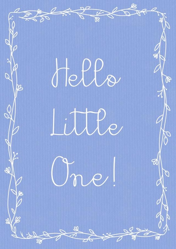 Floral New Baby Card created by Sarah Stephenson