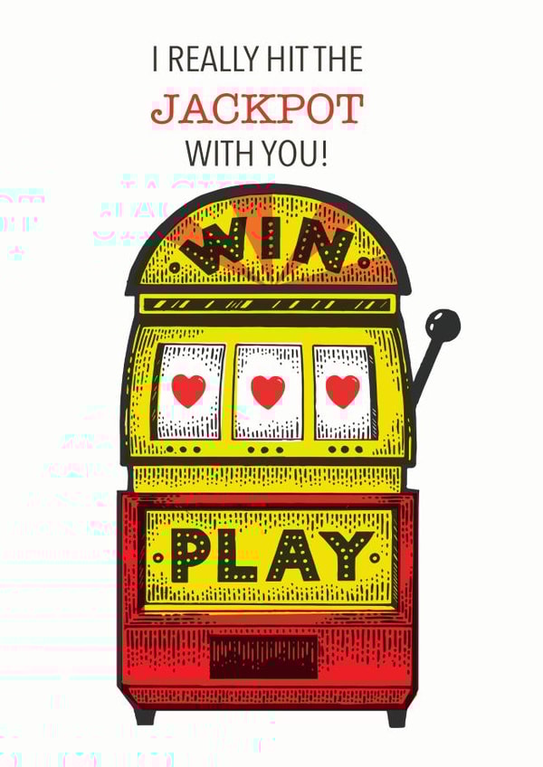 Hit the Jackpot Anniversary card created by hannah turpin