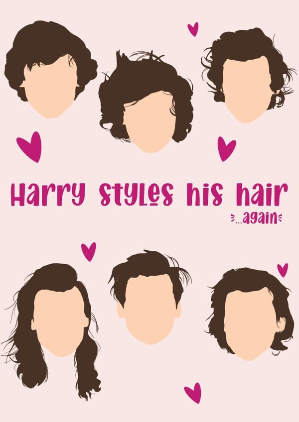 Funny Harry Styles Pun Card created by HipArtDesigns