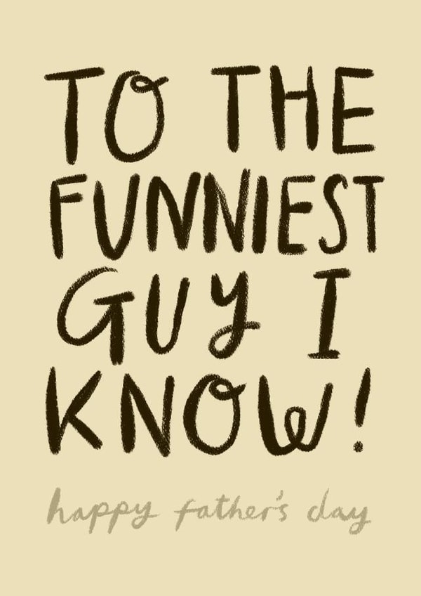 Father’s Day Funny Guy Card  created by ems le tocq