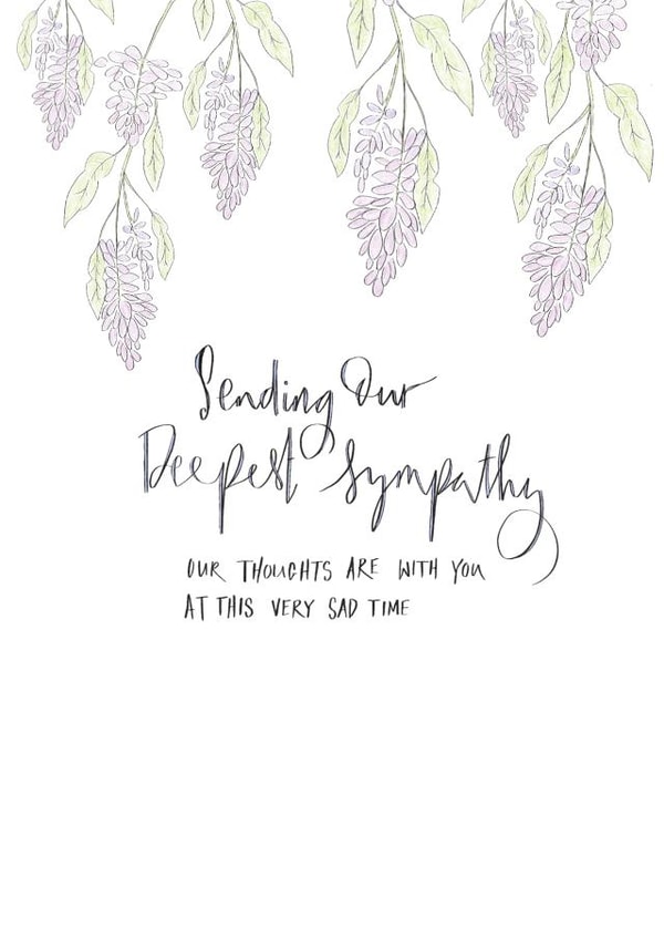 Classic Sympathy Card created by Naughty Nice