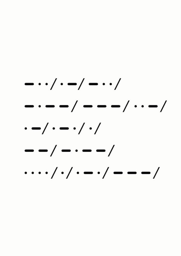 'Dad You Are My Hero' Morse Code Greeting Card created by Ellie Ellie