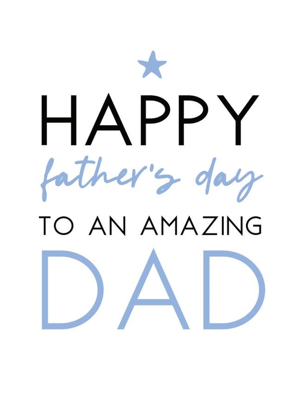 Happy Father's day Dad created by Word Up Creative