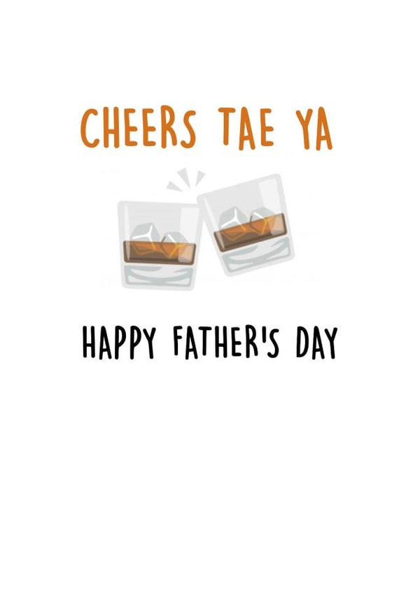 whiskey Father's day card created by SnailMail