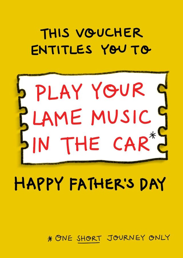 Dad Rock Father’s Day card  created by Rosie Johnson Illustrates