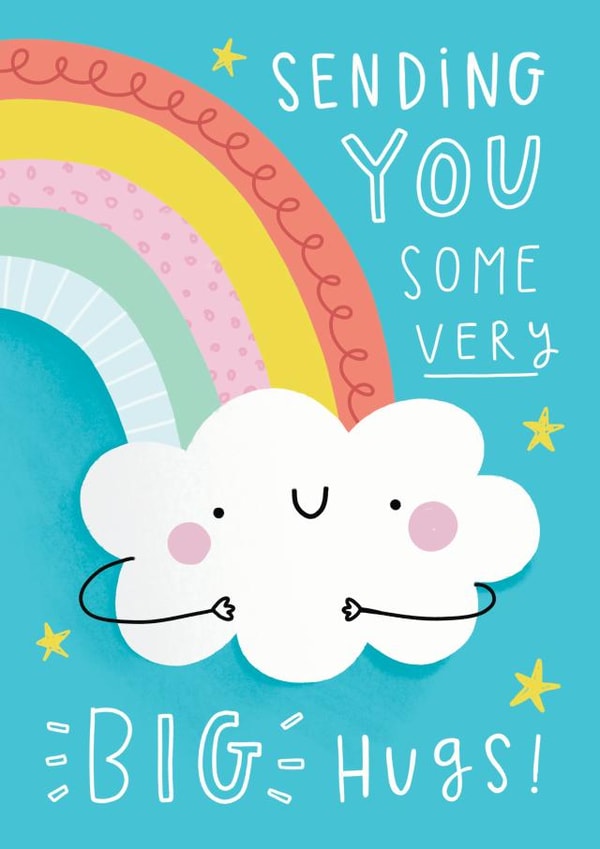 Sending you some very big hugs created by Jess Moorhouse