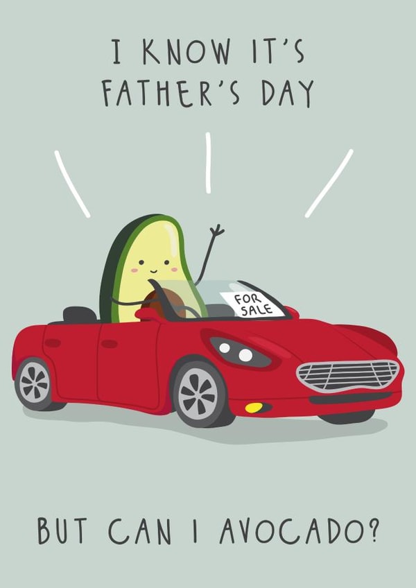 Can I Avocado Father's Day Card created by Cheeky Peeky