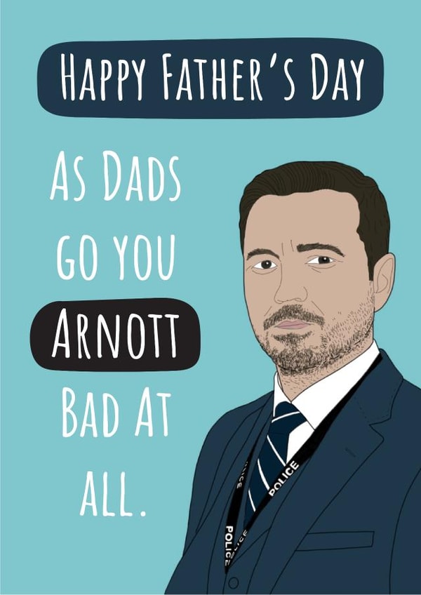 Steve Arnott Father's Day card created by Conor Rawson