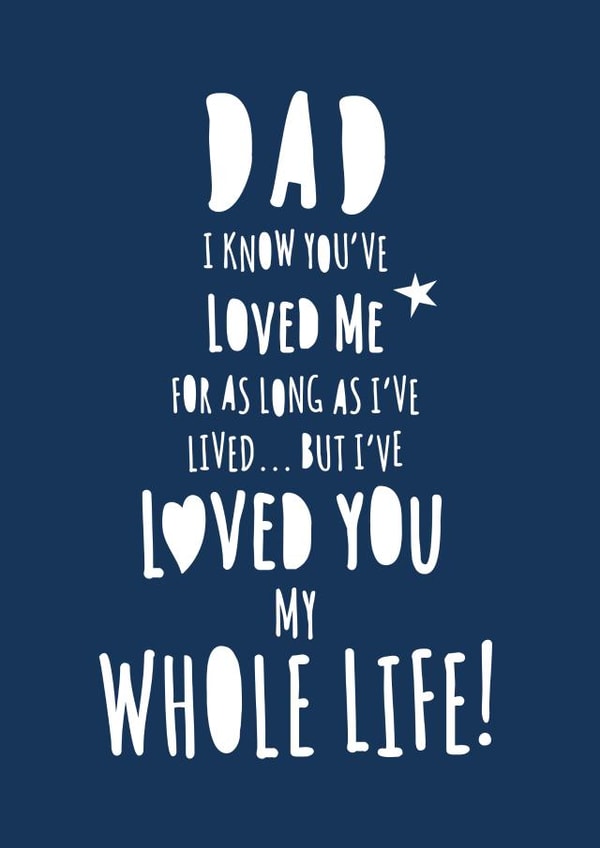 Cute Father's Day card created by Cloud Cuckoo Design