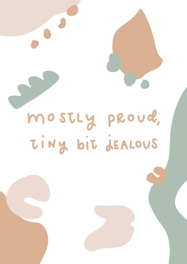 Abstract Congratulations Card created by Laura Jayne Lettering