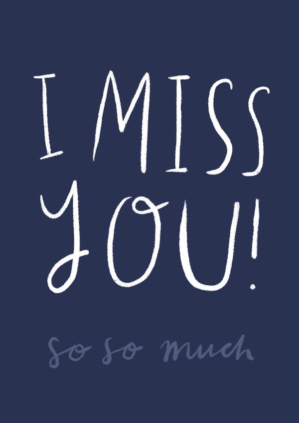 I Miss You Card created by ems le tocq