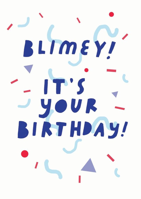 Party Shapes Birthday Card created by Nic Farrell