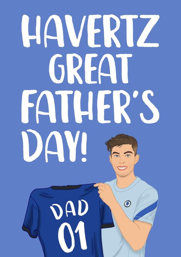 Chelsea Football Father's Day Card created by The Cake Thief