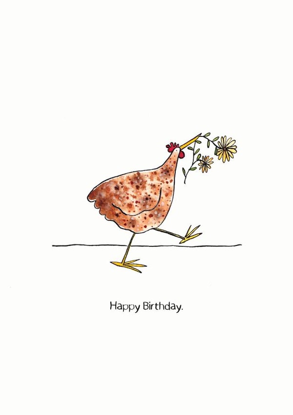 Happy Birthday Hen created by Catriona Phillips