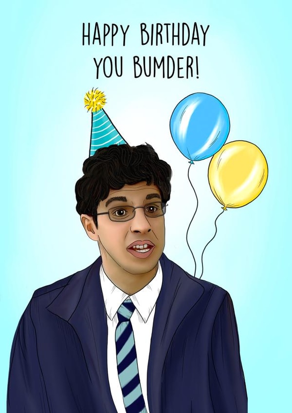 Happy Birthday you Bumder!  created by Poppy & Mabel 