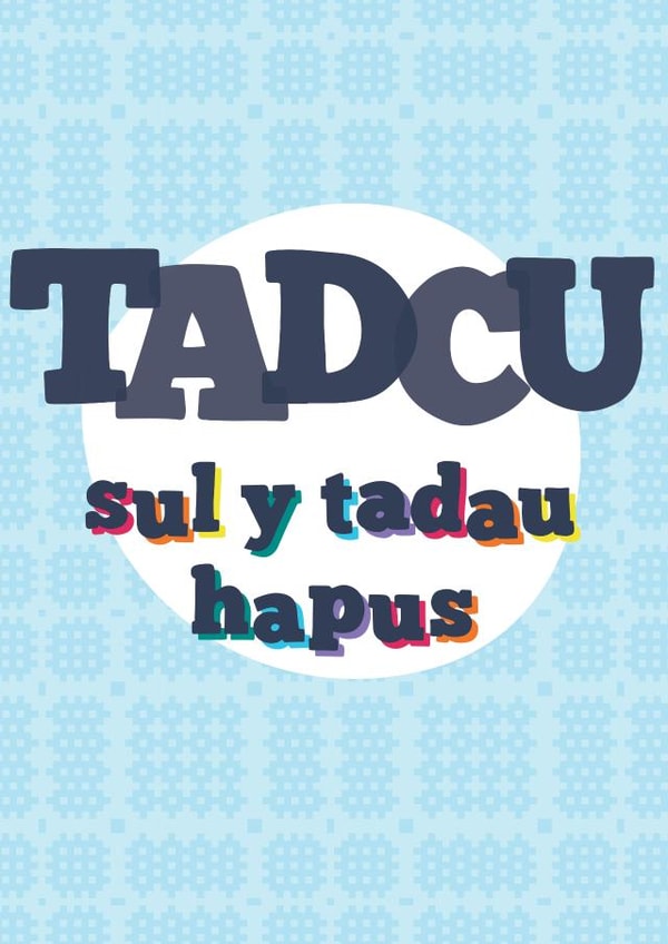 Tadcu Welsh Father's Day Card created by Draenog Design