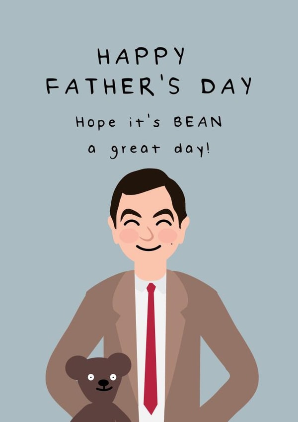 Mr Bean Father's Day Card created by Fifi Designs