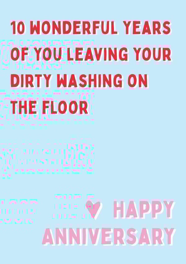 10 Wonderful Years - Anniversary Card created by @Laura Lonsdale Designs