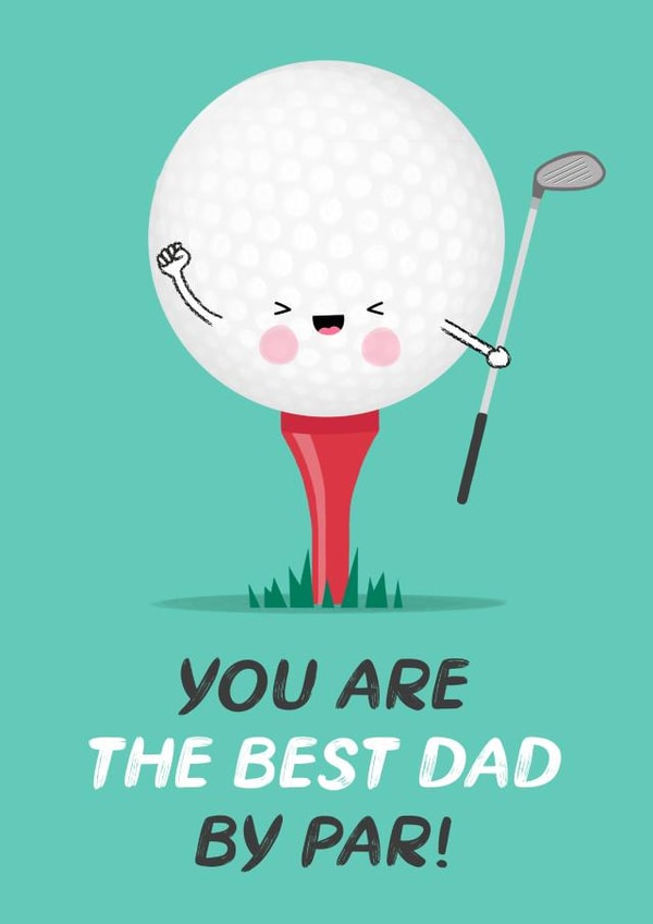 Best Dad By Par Father's Day Card created by Design By Day