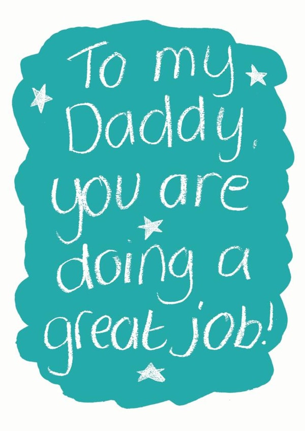 Cute New Daddy Father's Day Card created by Alexia Claire