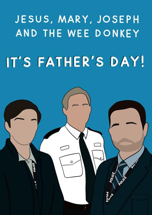 Line of Duty Fathers Day Card created by From Deanna