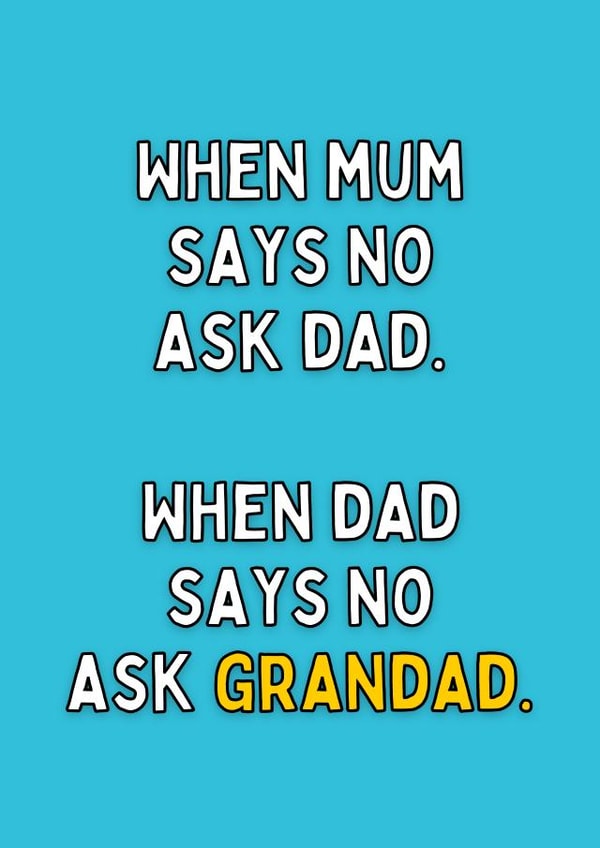 Ask Grandad Father's Day Card created by Meg's Creative Outlet