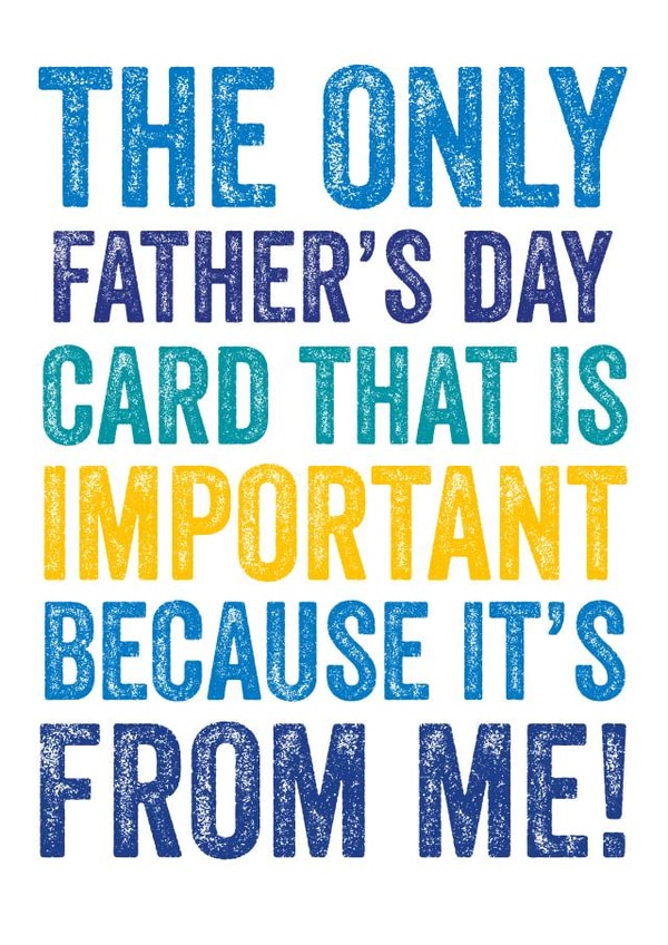 Cheeky From Me, Father's Day Card created by Do You Punctuate?