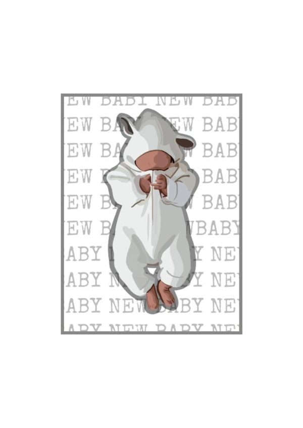 New Baby cute card created by Ideer Designs