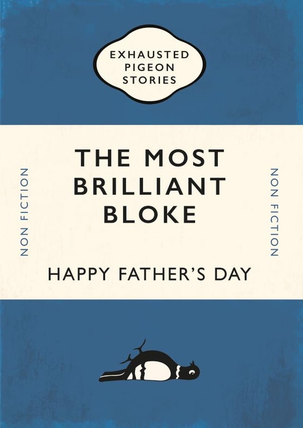 The Most Brilliant Bloke Father’s Day card created by Yay Days