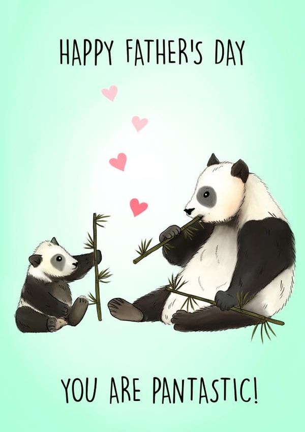 To a Pantastic Dad!  created by Poppy & Mabel 