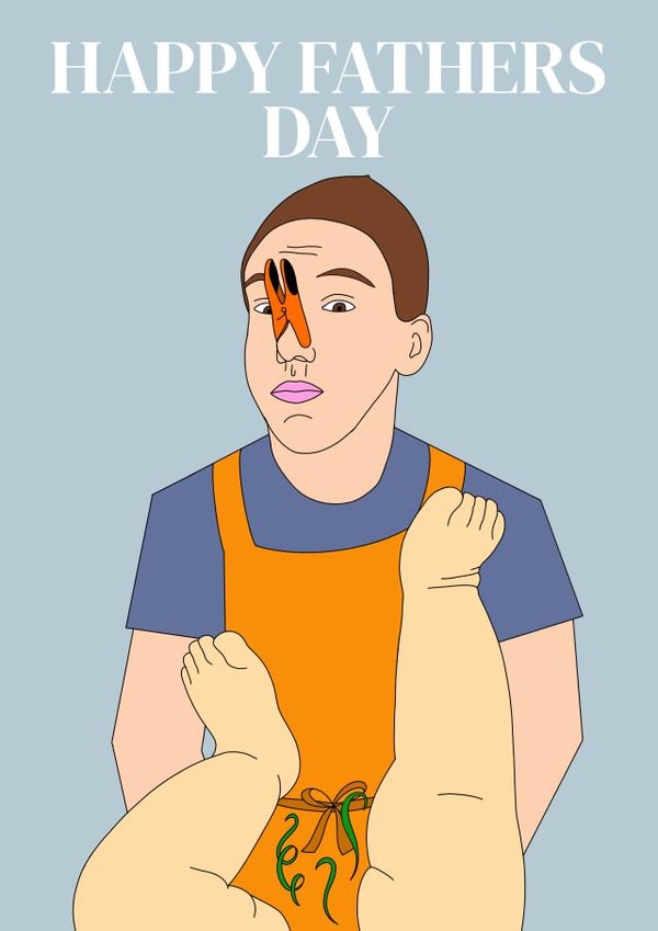 Funny Smelly Nappy, Father's Day Card created by Lucy Sutton