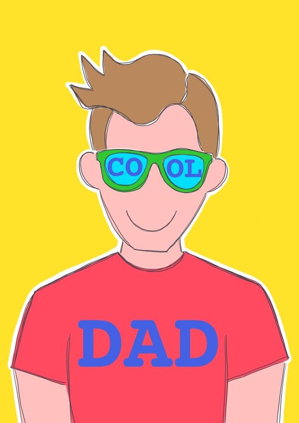 Father’s Day cool dad created by Charlotte Eldred