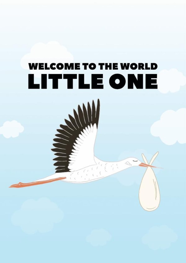 Welcome to the World New Baby Card created by Pearl Ivy