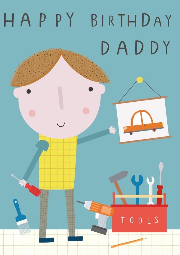 Happy Birthday Daddy created by Sally Payne Design