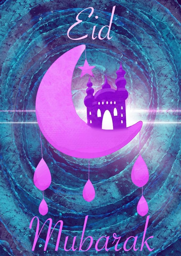 Eid Mubarak created by Jenny Goldie