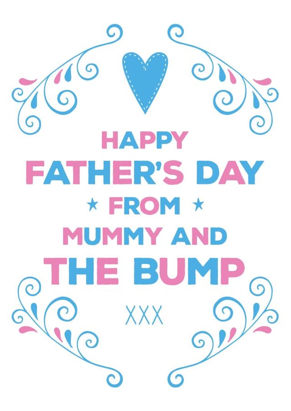 Happy Father's Day from the bump card created by Hello Fridays Studio